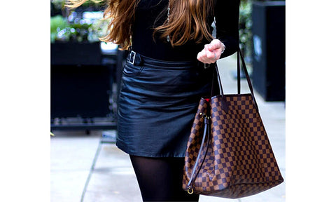 Women's Custom Lambskin A-Line Mini Skirt – 100% Genuine Leather, Made-to-Measure & Fully Lined