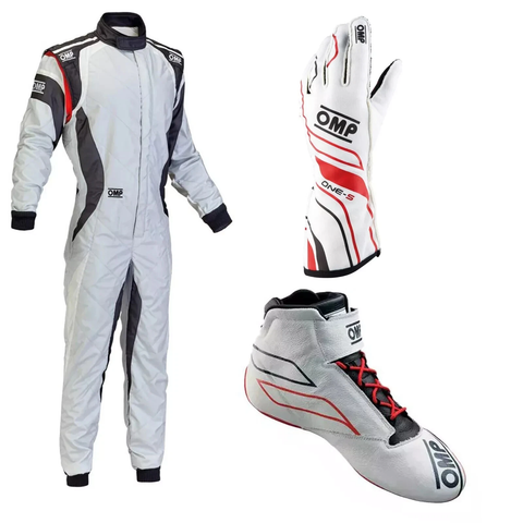 Go Kart Racing Suit Kit - Level 2 Protection, Digital Printed Suit with Karting Shoes & Gloves